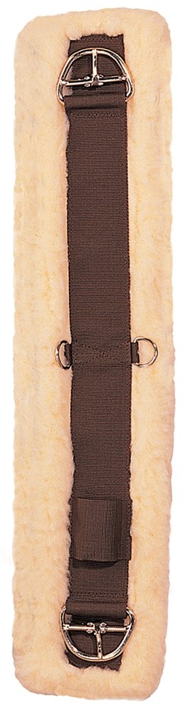 Weaver Leather Fleece Lined Super Cinch, 32-Inch, Brown/Maize