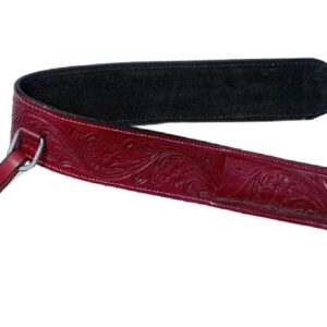 RAAVILS Horse Leather Cinch for Western Saddles Horse TACK Leather Back Cinch Rear Saddle Girth