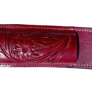 RAAVILS Horse Leather Cinch for Western Saddles Horse TACK Leather Back Cinch Rear Saddle Girth