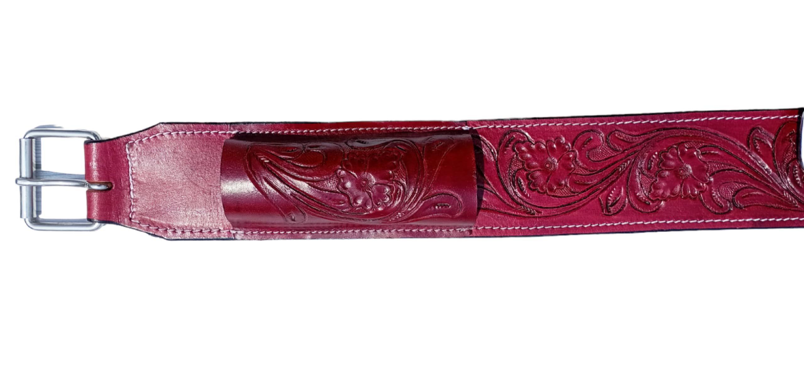 RAAVILS Horse Leather Cinch for Western Saddles Horse TACK Leather Back Cinch Rear Saddle Girth