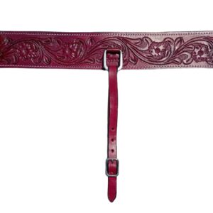 RAAVILS Horse Leather Cinch for Western Saddles Horse TACK Leather Back Cinch Rear Saddle Girth