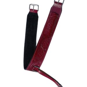 RAAVILS Horse Leather Cinch for Western Saddles Horse TACK Leather Back Cinch Rear Saddle Girth