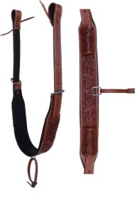 raavils western carved flank cinch for horse saddles horse tack leather back cinch rear saddle girth