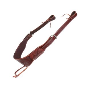 handmade western saddle rear cinch hand tooled leather horse saddle back girth flank cinches lc-003