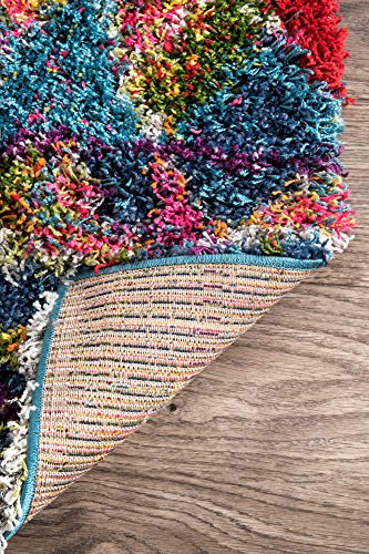 nuLOOM Leisha Moroccan Shaggy Area Rug, 8x10, Multi