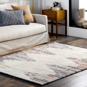 nuLOOM Morgan Contemporary Shag Fringe Area Rug, 5x8, Multi