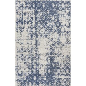 nuLOOM Deedra Modern Abstract Area Rug - 8x10 Area Rug Modern/Contemporary Blue/Ivory Rugs for Living Room Bedroom Dining Room Kitchen