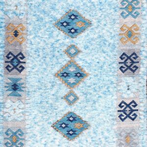 nuLOOM Transitional Candance Shaggy Tassel Area Rug, 8x10, Blue