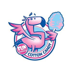 Fun Sweets Cotton Candy (Classic Pink & Blue Blend, 12 Count)