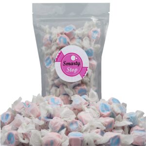 Smarty Stop Salt Water Taffy All Color (Cotton Candy, 1 Pound (Pack of 1))