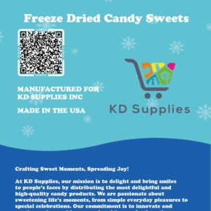 KD Supplies Freeze Dried Skittles Fruit Flavored Chewy Candy (10 oz) - Premium Freeze Dried Crunchy Candy For An Enhanced Flavor (Original Rainbow)