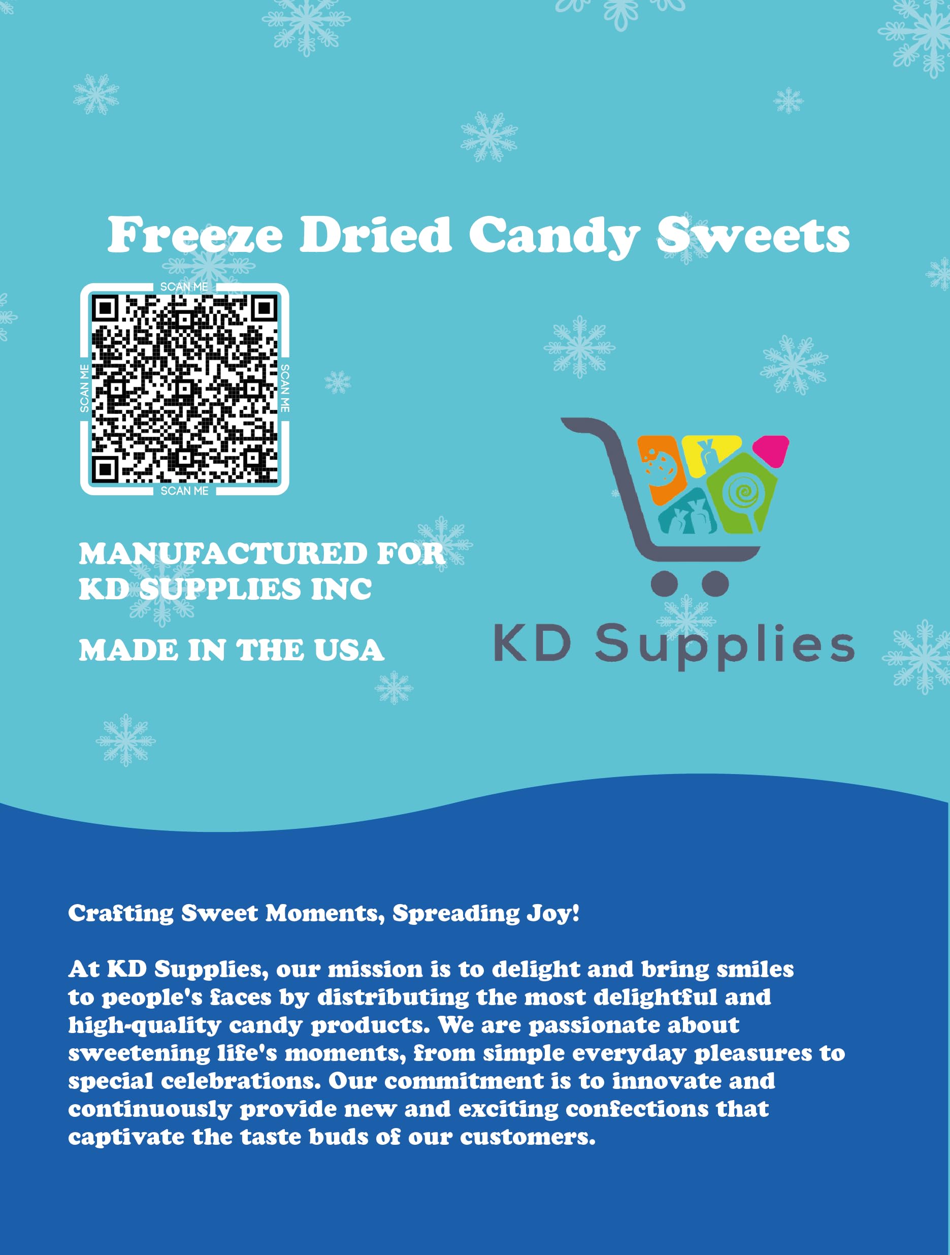 KD Supplies Freeze Dried Skittles Fruit Flavored Chewy Candy (10 oz) - Premium Freeze Dried Crunchy Candy For An Enhanced Flavor (Original Rainbow)