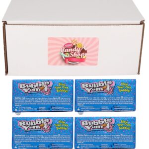 SECRET CANDY SHOP BUBBLE YUM Bubble Gum (Cotton Candy) (Pack of 4. Total 40 Gum Pieces)