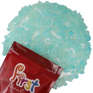 firstchoicecandy rock candy strings 1.5 pound bulk bag (light blue cotton candy)