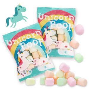 unicorn poop candy - made in the usa - 12 unicorn party supplies - unicorn birthday party favors for kids - bulk candy packs for classroom