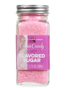 pepper creek farms flavored sugar, cotton candy, 3.75 ounce