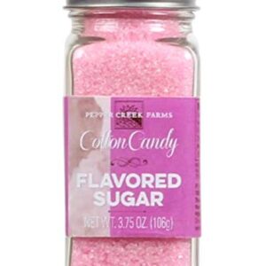 Pepper Creek Farms Flavored Sugar, Cotton Candy, 3.75 Ounce