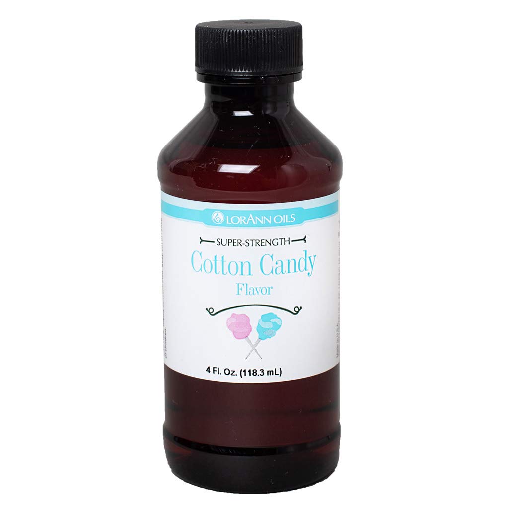 LorAnn Cotton Candy SS Flavor, 4 ounce bottle - Includes a threaded Glass Dropper