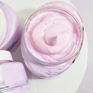 Pink Cotton Candy Whipped Body Butter Lotion. Sweet Skin Cream. Summer Moisturizer. Gift for Her