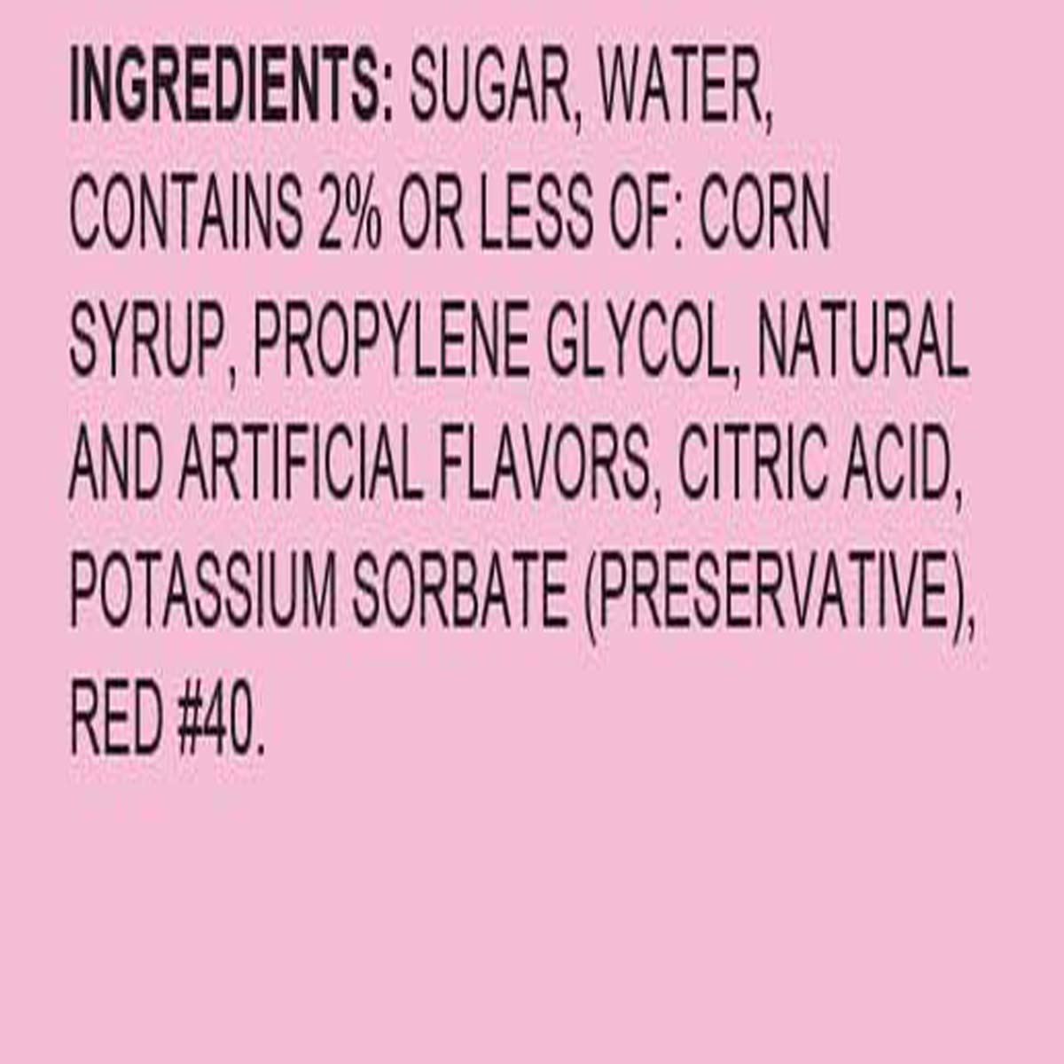 Hypothermias Pink Cotton Candy Ready to Use Gallon (128 Fl. Oz) Hawaiian Snow Cone Flavors Syrup - Shaved Ice, 100% Pure Cane Sugar