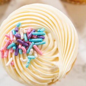 Bakerpan Edible Pastel Colors Sprinkles for Cupcakes, Pastel Jimmies Sprinkles Edible for Cake Decorating - 4.3 Ounces (Made in USA)