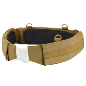 condor outdoor slim battle belt (coyote brown, small)