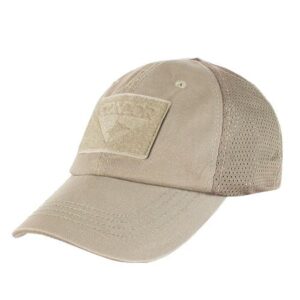 condor mesh tactical cap (tan, one size fits all)