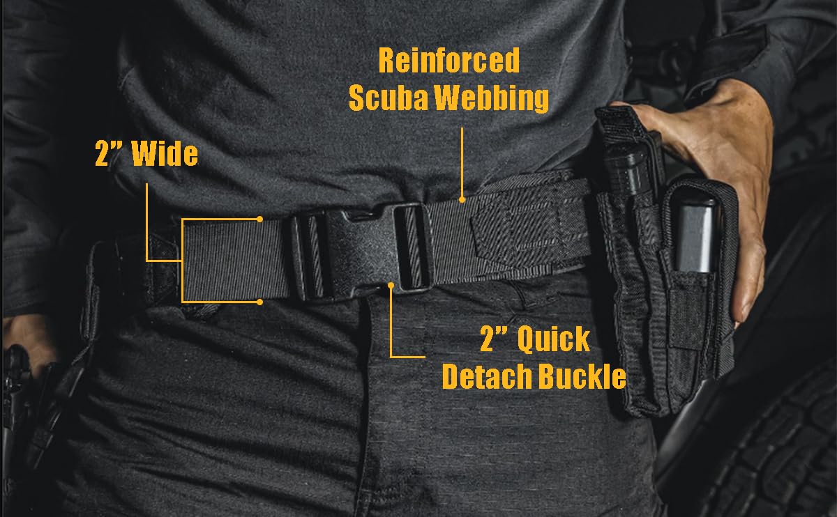 Condor LCS Tactical Range Belt (Black, Medium)