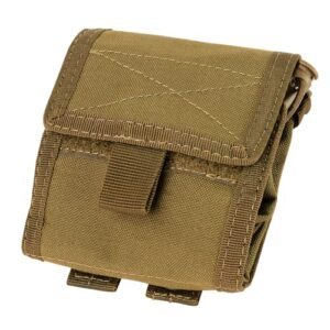 Condor MA36-498 Roll-Up 4.5 x 5 inches Utility Pouch (Coyote Brown)