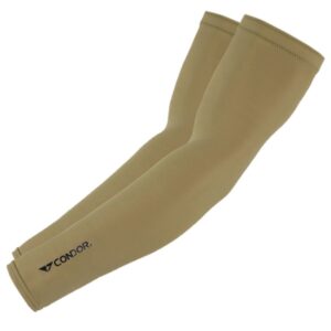 condor outdoor compression arm sleeves 221110 (tan, medium)