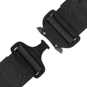 Condor LCS Cobra Gun Belt (Black, Medium/Large: 40.5"-44.5" Long, Waist 34"-36")