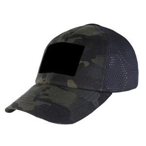 condor mesh tactical cap (multicam black, one size)