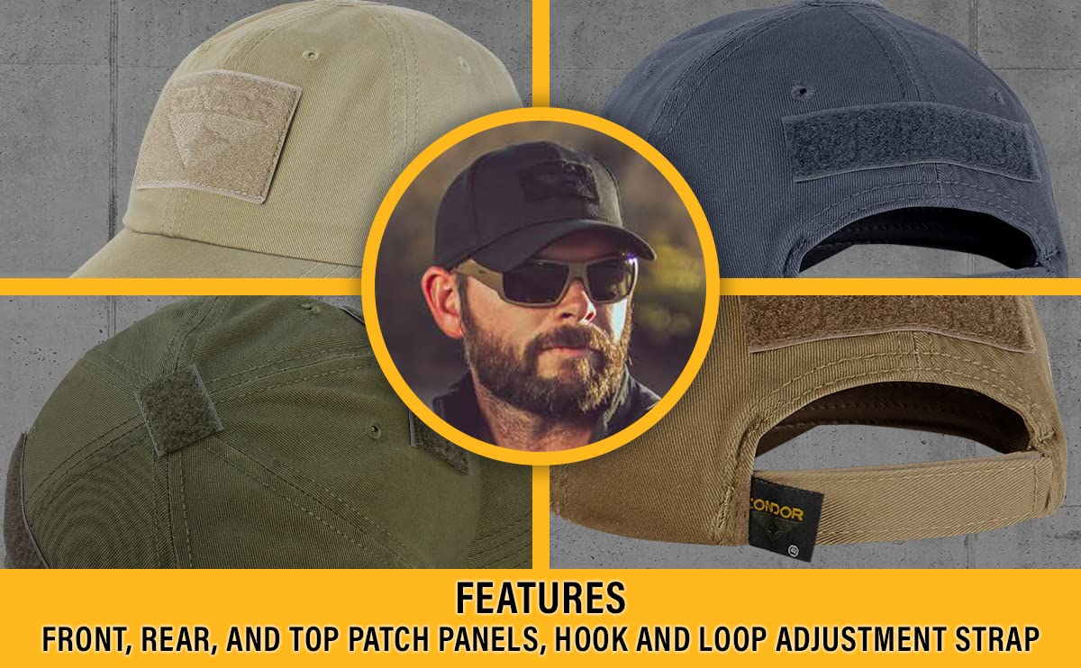 Condor Elite TC-018 Tactical Cap GRAPHITE