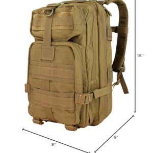 Condor Outdoor Products Compact Company Assault Pack, Coyote Brown