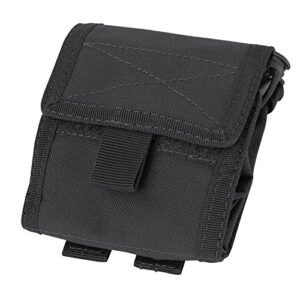 condor elite ma36-002 roll-up 4.5 x 5 inches utility pouch (black)