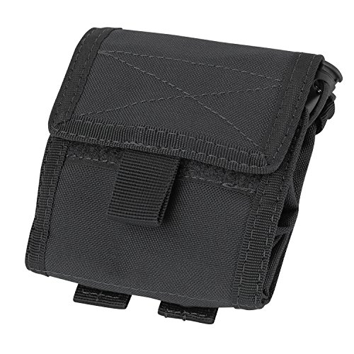 Condor Elite MA36-002 Roll-Up 4.5 x 5 inches Utility Pouch (Black)