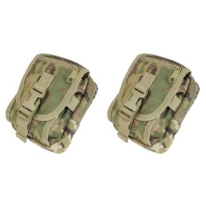 condor molle gadget pouch, multicam - 2 pack