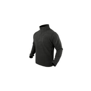 Condor Elite 607-002-XXL Quarter Zip Pullover BLACK, XXL