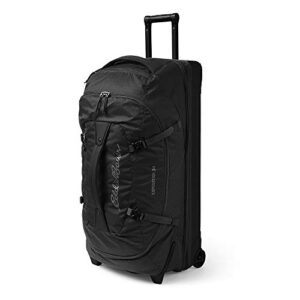 eddie bauer expedition duffel bag 2.0-made from rugged polycarbonate and nylon, black, 34l