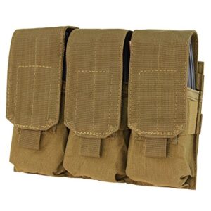 condor elite ma58-498 triple m4 mag pouch coyote brown