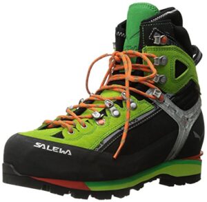 salewa mens ms condor evo gore-tex high rise hiking shoes, black (black/cactus), 10.5 us