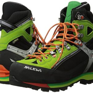 Salewa mens MS Condor Evo Gore-TEX High Rise Hiking Shoes, Black (Black/Cactus), 10.5 US