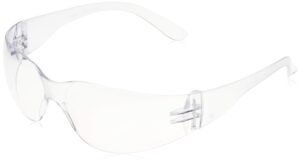 condor clear safety glasses, wraparound