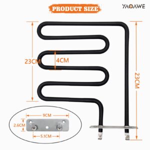 1200 Watts Smoker Heating Element Kit Replacement Part 9907090039 for Masterbuilt 40-inch Digital Electric Smokers