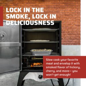 Camp Chef Smoke Vault - Vertical, Propane Meat Smoker for Outdoor Cooking of Meat, Pies & More - 150°F to 350°F Range - 24"