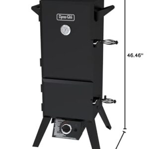 Dyna-Glo DGY784BDP 36" Vertical LP Gas Smoker, Black powder coat