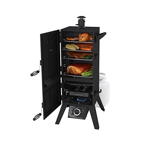 Dyna-Glo DGY784BDP 36" Vertical LP Gas Smoker, Black powder coat