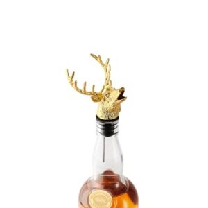 Collective Spirits Cocktail Smoker Kit with Reindeer Head Pourer, Torch, Cleaning Brush, Whiskey Smoker Infuser Kit, Old Fashioned Drink Torch Kit, Ideal Gift for Boyfriend, Husband, Dad (No Butane)