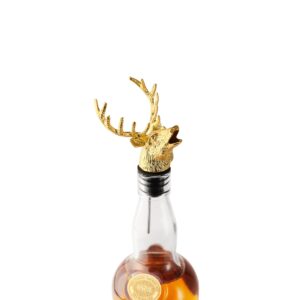 Collective Spirits Cocktail Smoker Kit with Reindeer Head Pourer, Torch, Cleaning Brush, Whiskey Smoker Infuser Kit, Old Fashioned Drink Torch Kit, Ideal Gift for Boyfriend, Husband, Dad (No Butane)