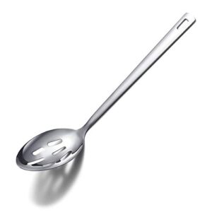 Cooking Spoon, Berglander Stainless Steel Slotted Spoon, Basting Spoon, Spoon For Cooking, Kitchen Serving Spoon Non-Stick And Heat Resistant,Dishwasher Safe, Easy to Clean